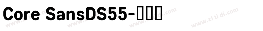 Core SansDS55字体转换